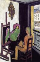 Matisse, Henri Emile Benoit - the painter in his studio